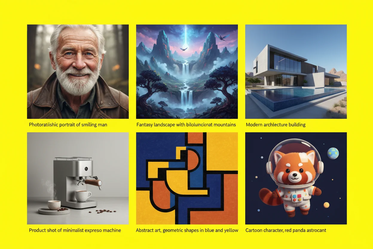 IA generando imágenes desde descripciones de texto