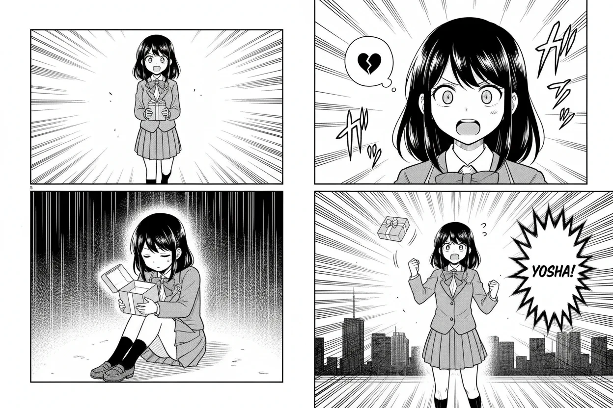 IA manteniendo estilo de arte de cómic consistente en múltiples paneles